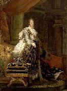 Francois Gerard Retrato de Carlos X de Francia en traje de coronacion oil painting
